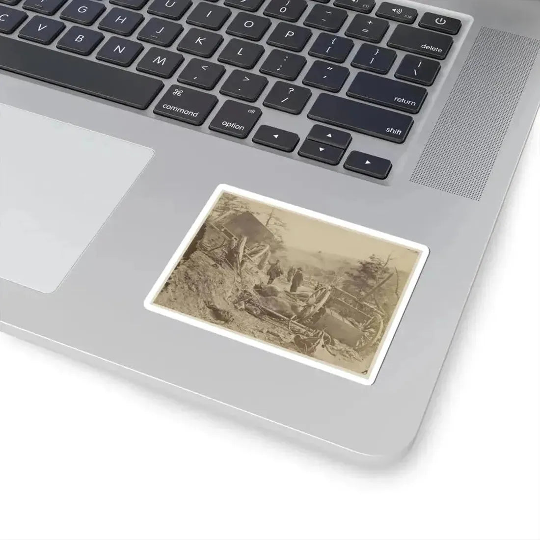 A Shattered Caisson, Fredericksburg, Va.(2) (U.S. Civil War) STICKER Vinyl Kiss-Cut Decal - The Sticker Space