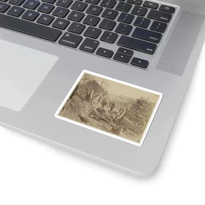 A Shattered Caisson, Fredericksburg, Va.(2) (U.S. Civil War) STICKER Vinyl Kiss-Cut Decal - The Sticker Space