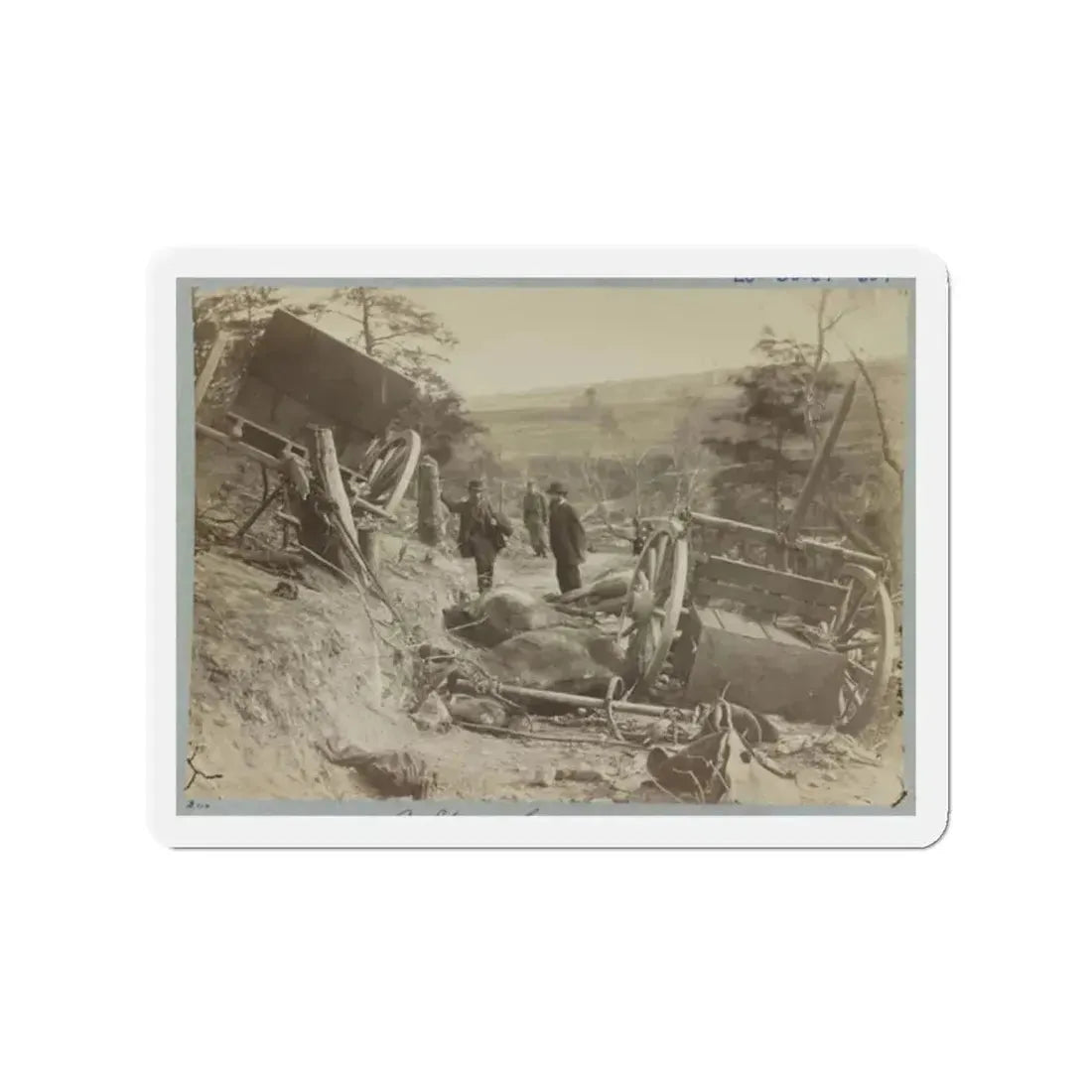A Shattered Caisson, Fredericksburg, Va. (U.S. Civil War) Refrigerator Magnet - The Sticker Space