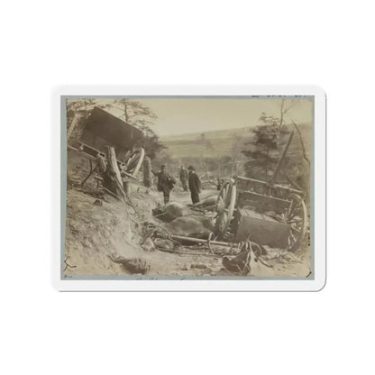 A Shattered Caisson, Fredericksburg, Va. (U.S. Civil War) Refrigerator Magnet - The Sticker Space