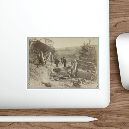 A Shattered Caisson, Fredericksburg, Va. (U.S. Civil War) STICKER Vinyl Die-Cut Decal-The Sticker Space