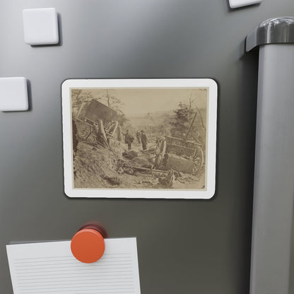 A Shattered Caisson, Fredericksburg, Va.(2) (U.S. Civil War) Refrigerator Magnet-The Sticker Space