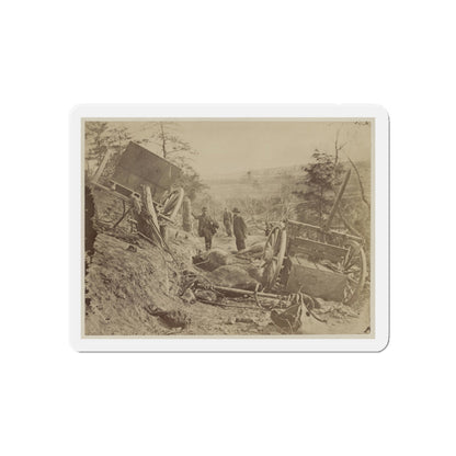 A Shattered Caisson, Fredericksburg, Va.(2) (U.S. Civil War) Refrigerator Magnet-3" x 3"-The Sticker Space