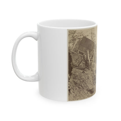 A Shattered Caisson, Fredericksburg, Va.(2) (U.S. Civil War) White Coffee Mug-The Sticker Space