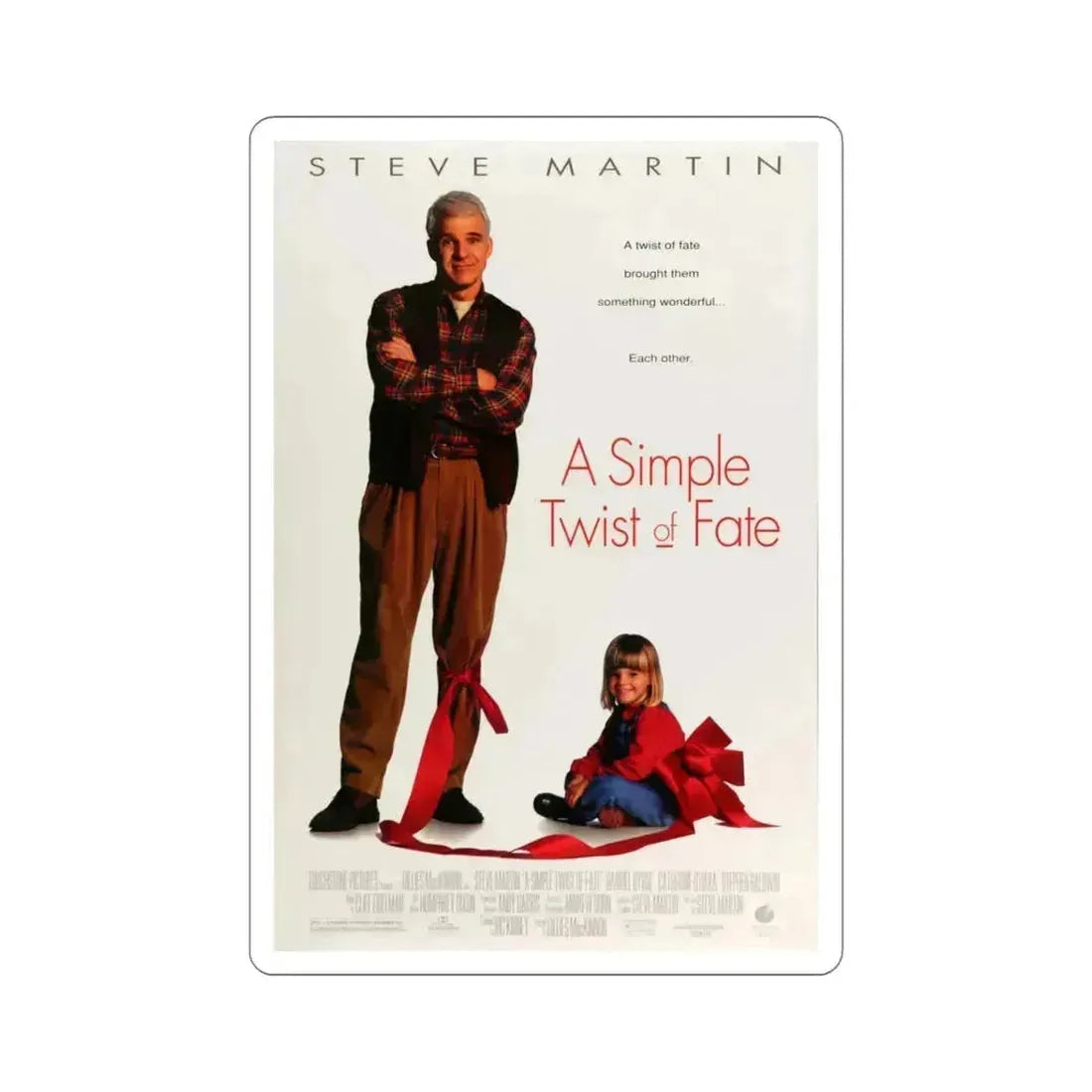 A Simple Twist Of Fate 1994 Movie Poster STICKER Vinyl Die-Cut Decal 5 Inch - The Sticker Space