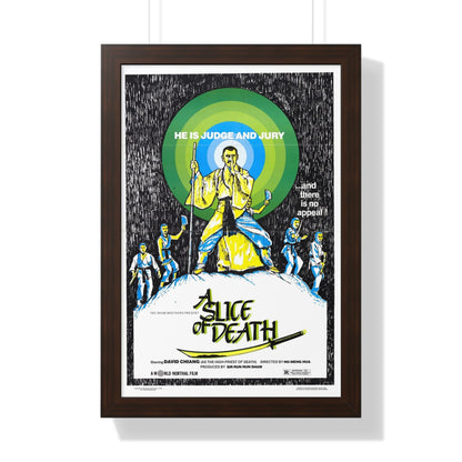 A SLICE OF DEATH 1979 - Framed Movie Poster-16″ x 24″-The Sticker Space