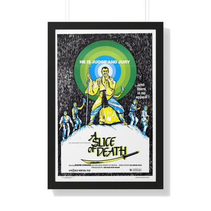 A SLICE OF DEATH 1979 - Framed Movie Poster-20" x 30"-The Sticker Space