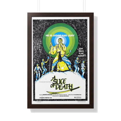 A SLICE OF DEATH 1979 - Framed Movie Poster-20" x 30"-The Sticker Space