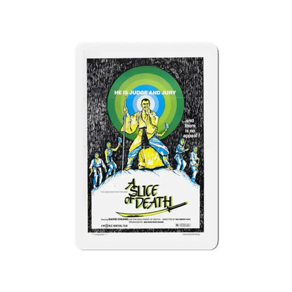 A SLICE OF DEATH 1979 Movie Poster - Refrigerator Magnet 5 Inch - The Sticker Space