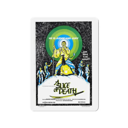 A SLICE OF DEATH 1979 Movie Poster - Refrigerator Magnet - The Sticker Space