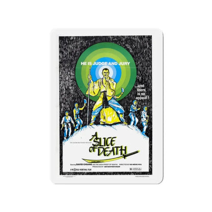 A SLICE OF DEATH 1979 Movie Poster - Refrigerator Magnet - The Sticker Space