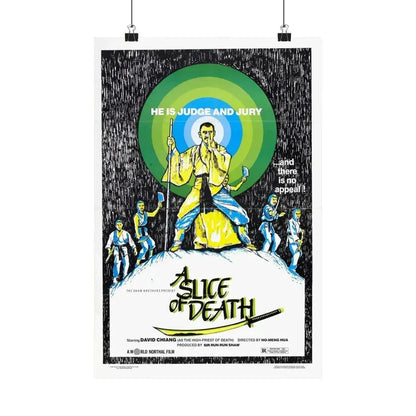 A SLICE OF DEATH 1979 - Paper Movie Poster 12″ x 18″ Matte - The Sticker Space