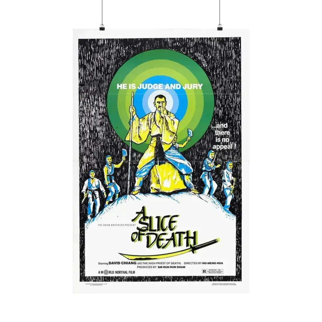 A SLICE OF DEATH 1979 - Paper Movie Poster - The Sticker Space
