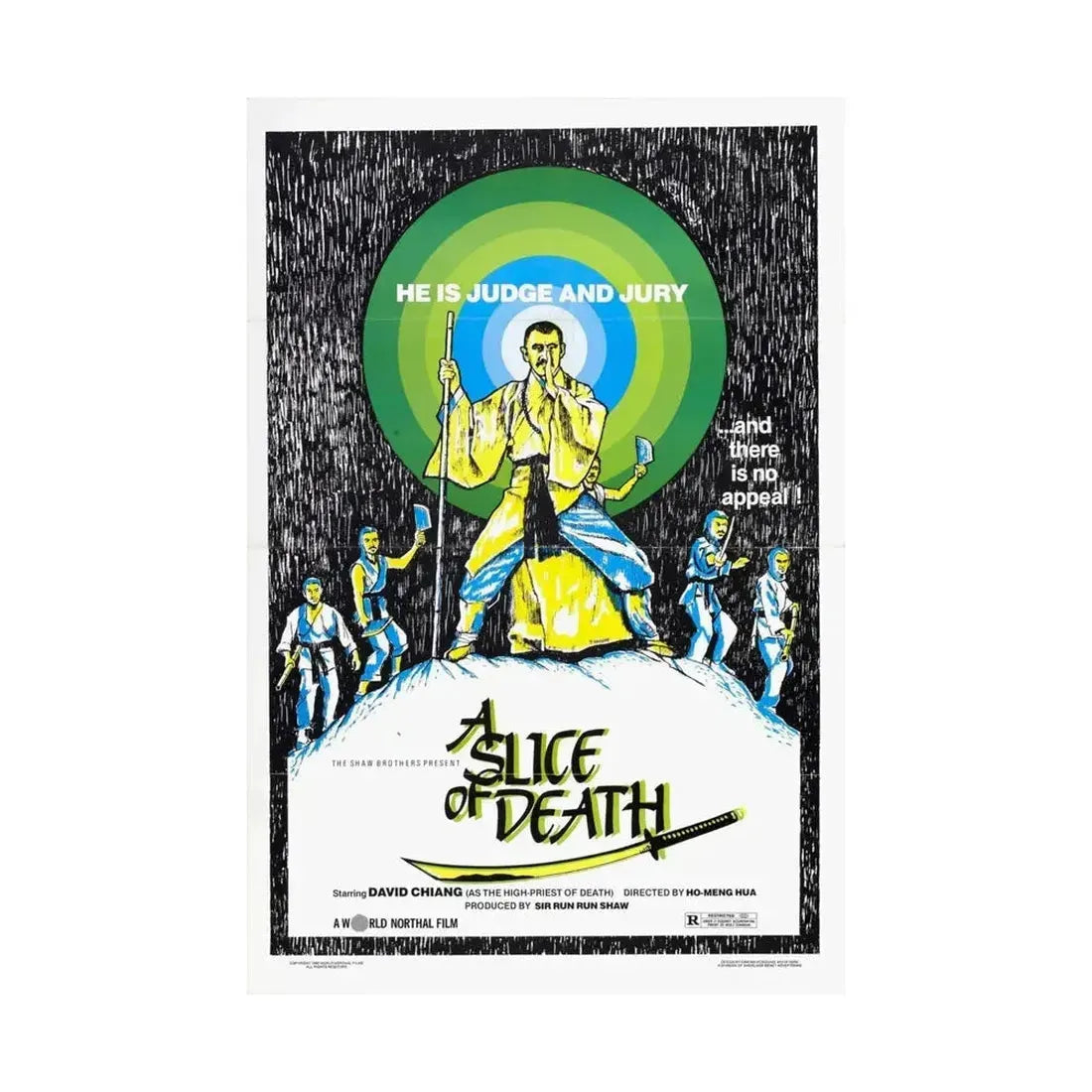 A SLICE OF DEATH 1979 - Paper Movie Poster - The Sticker Space