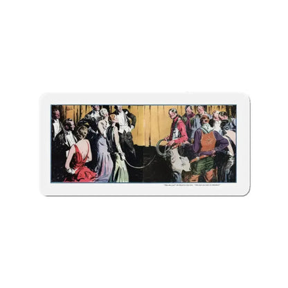 A Social Error (1), The American Magazine, August 1932 (Magazine Illustration) Refrigerator Magnet 3 Inch - The Sticker Space