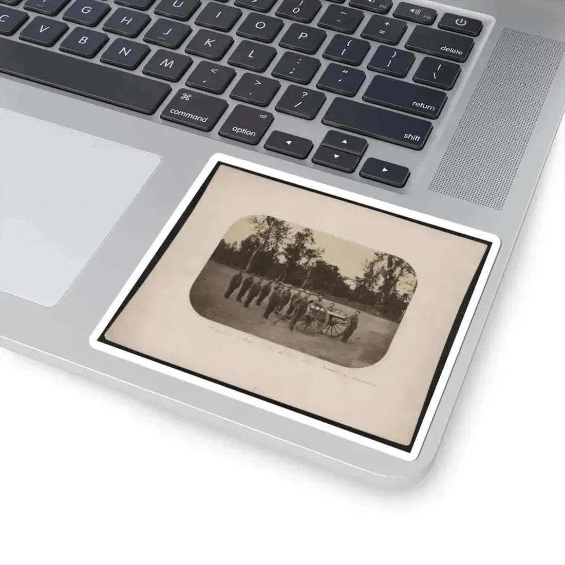 A Squad of Capt. Smith's Battery - Lieut. Woods in Command (U.S. Civil War) STICKER Vinyl Kiss-Cut Decal - The Sticker Space