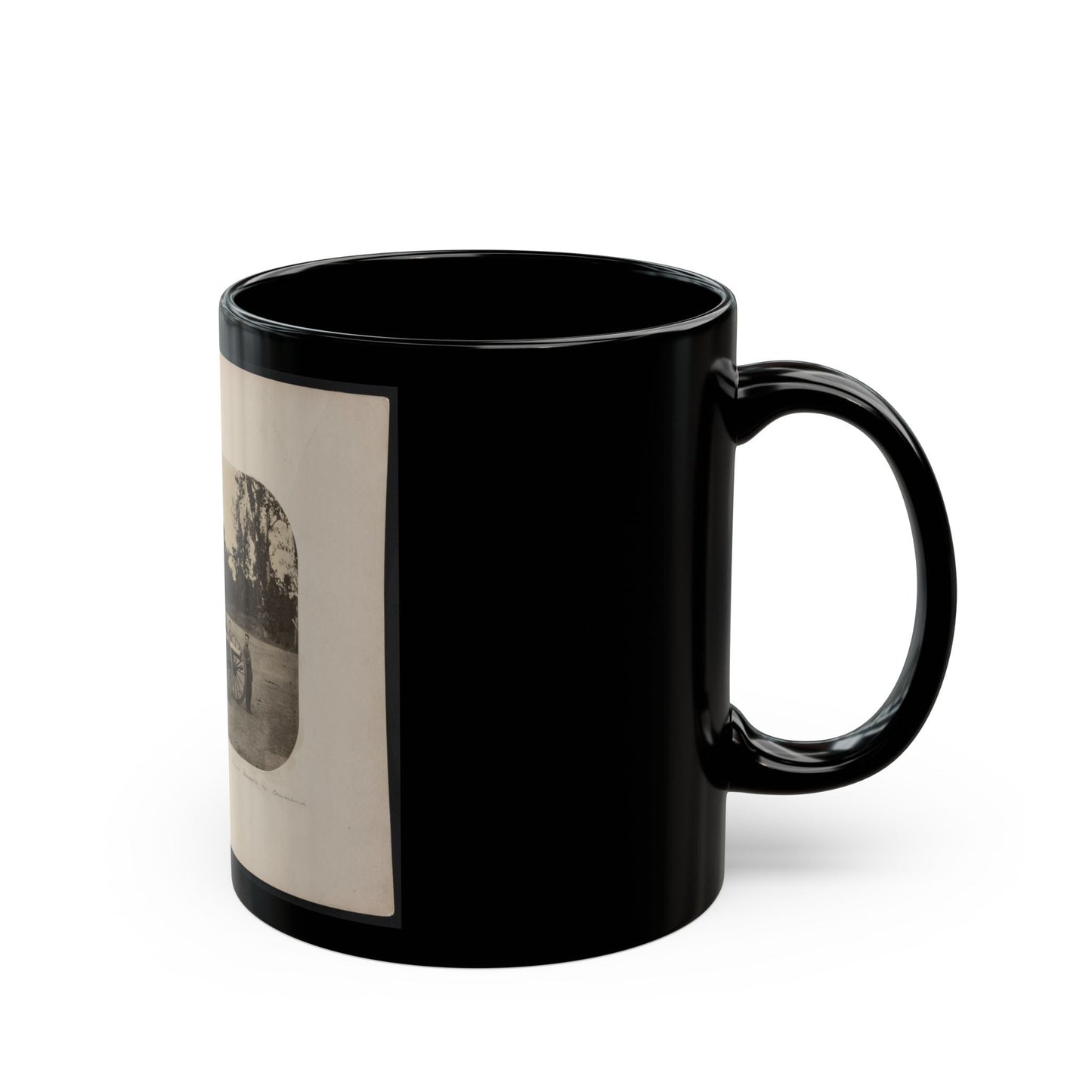 A Squad Of Capt. Smith's Battery - Lieut. Woods In Command (U.S. Civil War) Black Coffee Mug