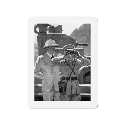 A Story To Tell by Peter Fleming (1), Nash's Pall Mall Magazine, 1937 (Magazine Illustration) Refrigerator Magnet - The Sticker Space