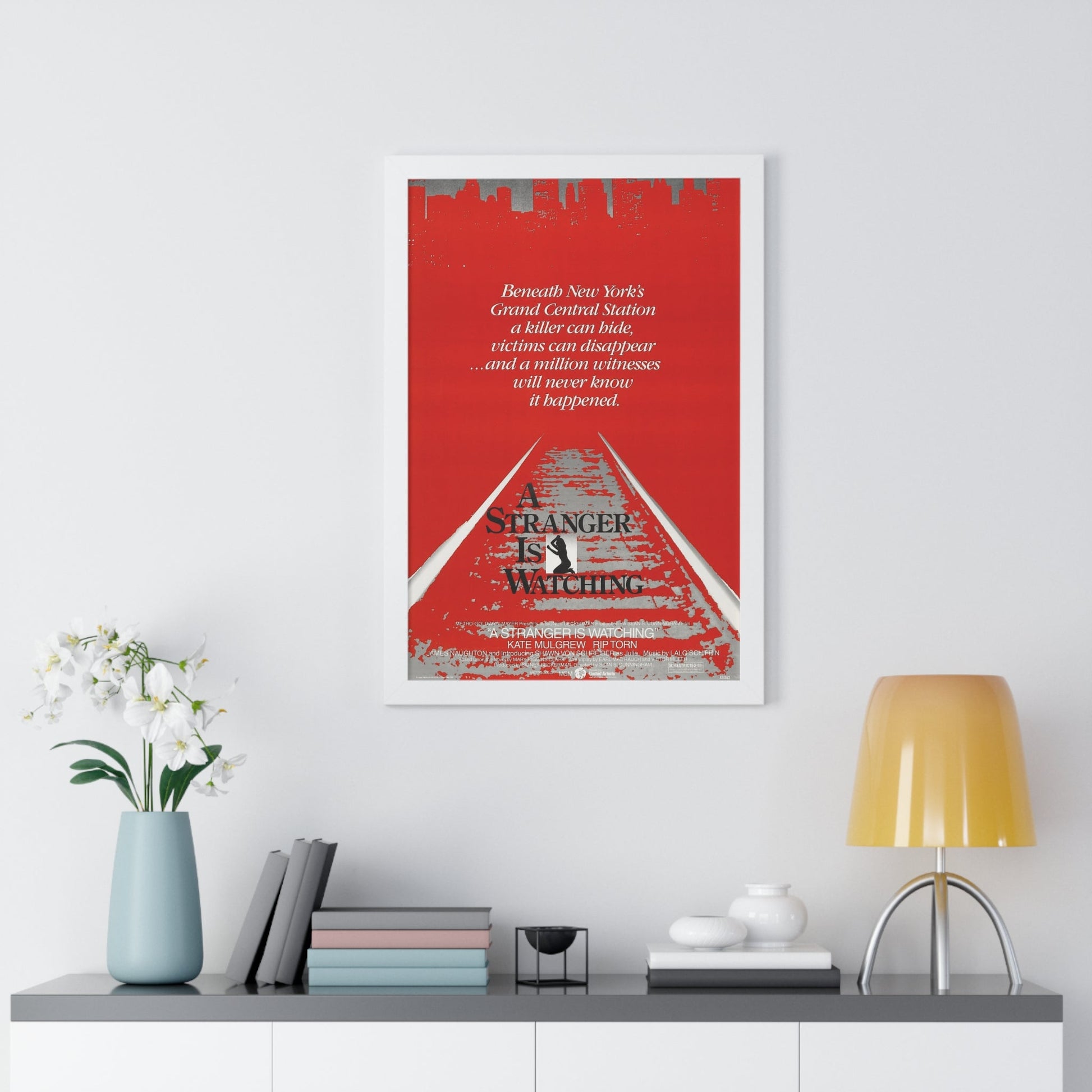 A STRANGER IS WATCHING 1982 - Framed Movie Poster-The Sticker Space