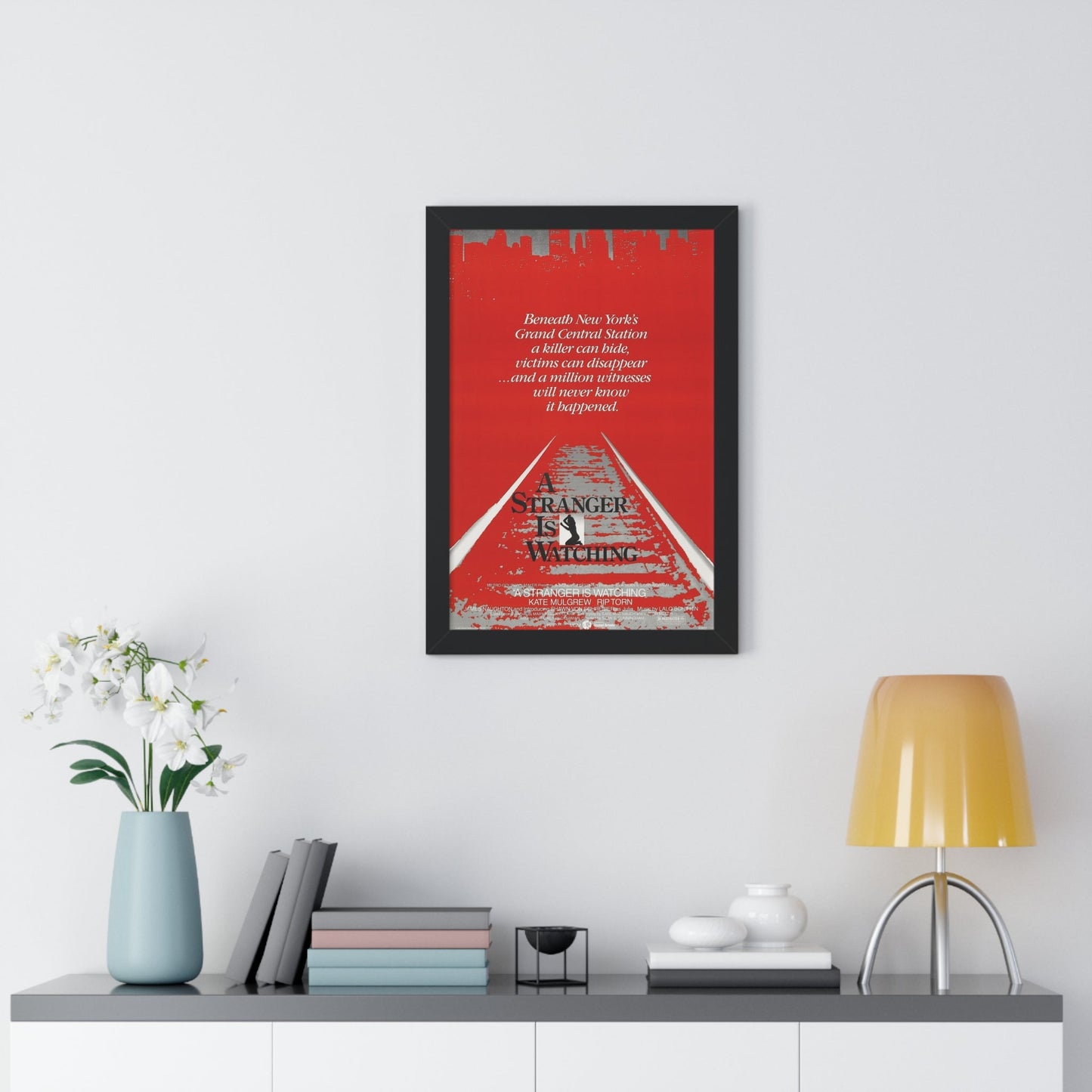 A STRANGER IS WATCHING 1982 - Framed Movie Poster-The Sticker Space