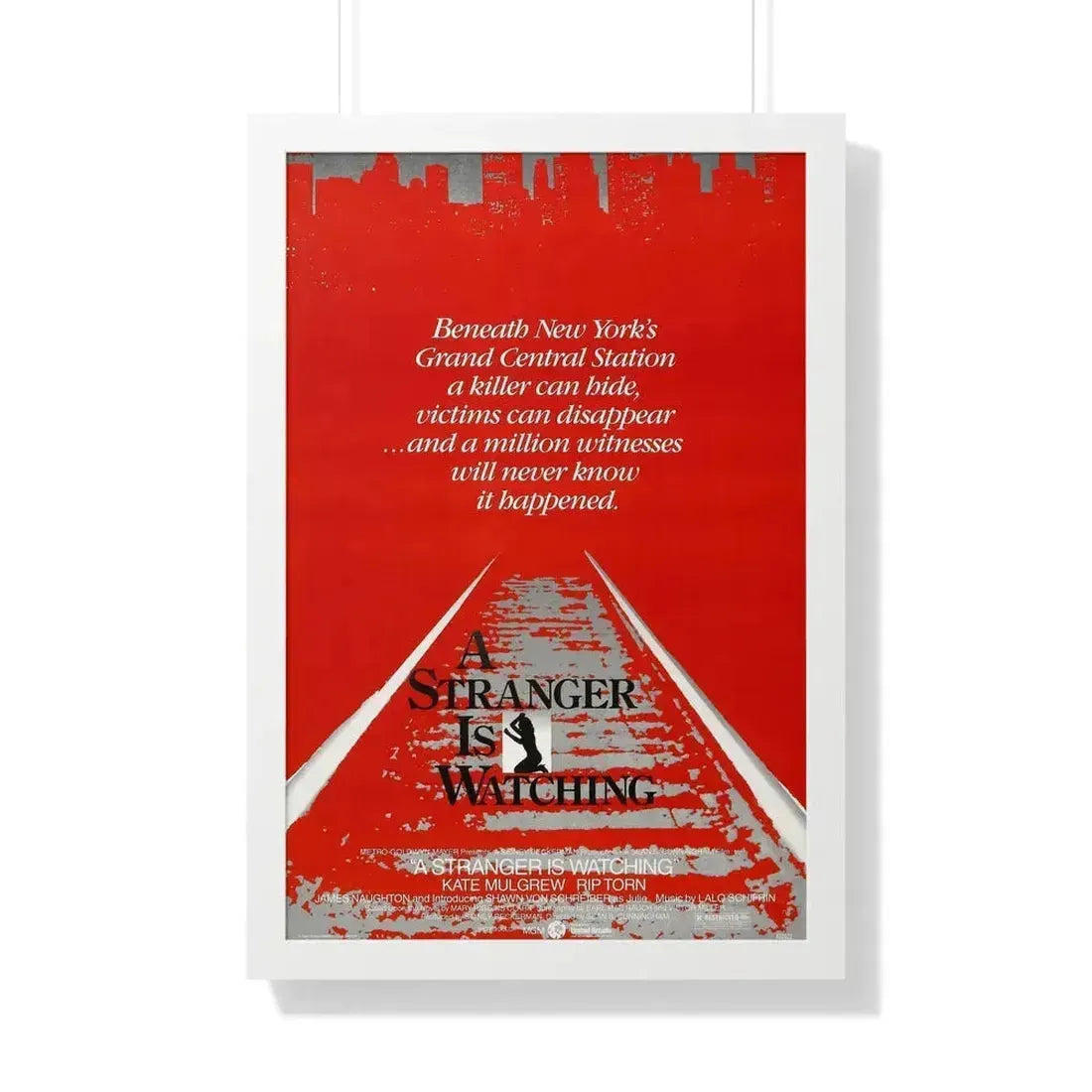 A STRANGER IS WATCHING 1982 - Framed Movie Poster - The Sticker Space