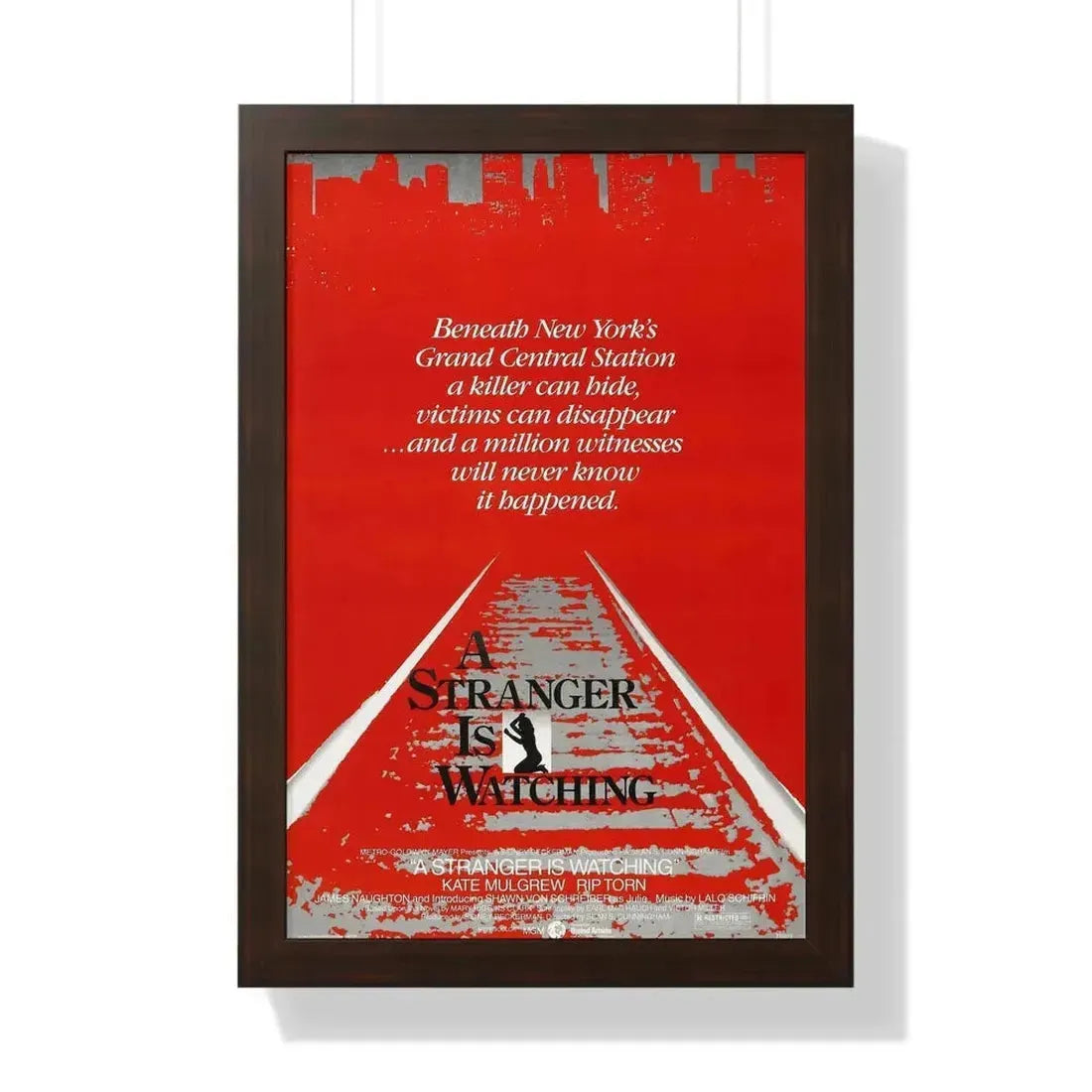 A STRANGER IS WATCHING 1982 - Framed Movie Poster - The Sticker Space