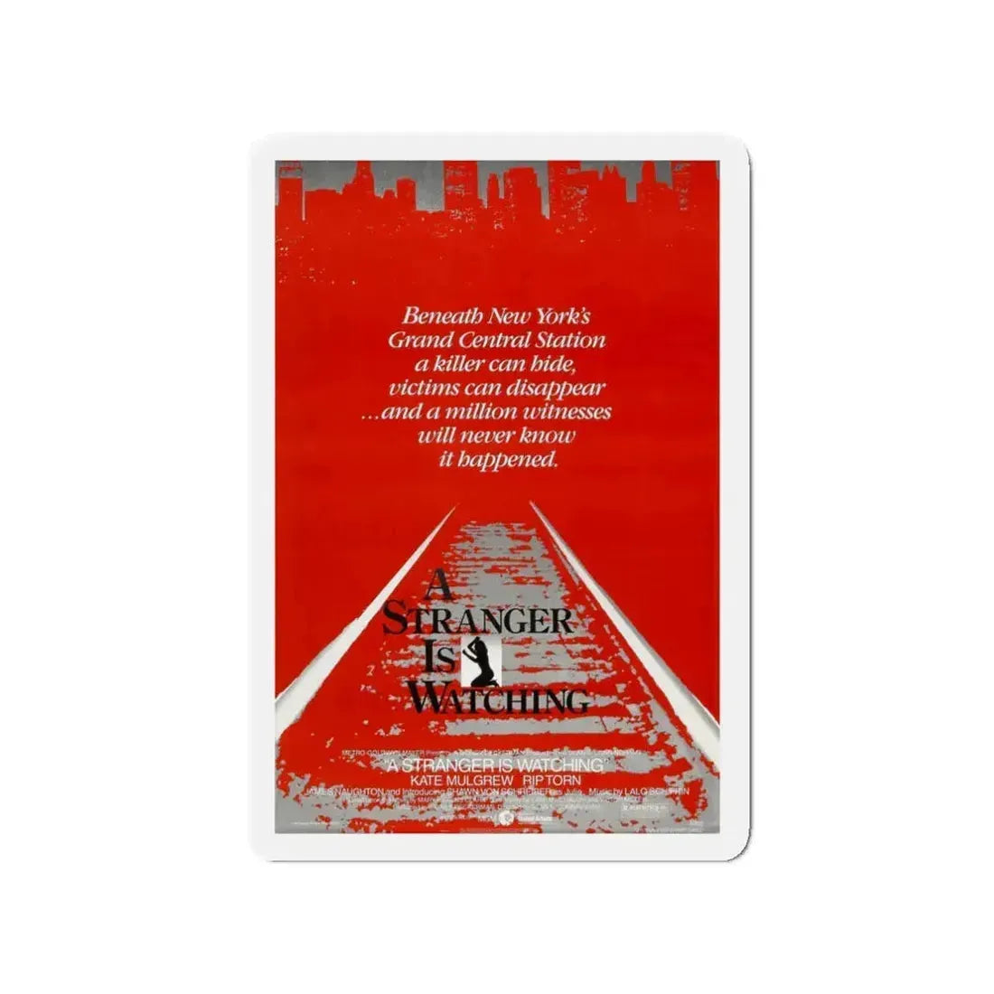 A STRANGER IS WATCHING 1982 Movie Poster - Refrigerator Magnet 3 Inch - The Sticker Space