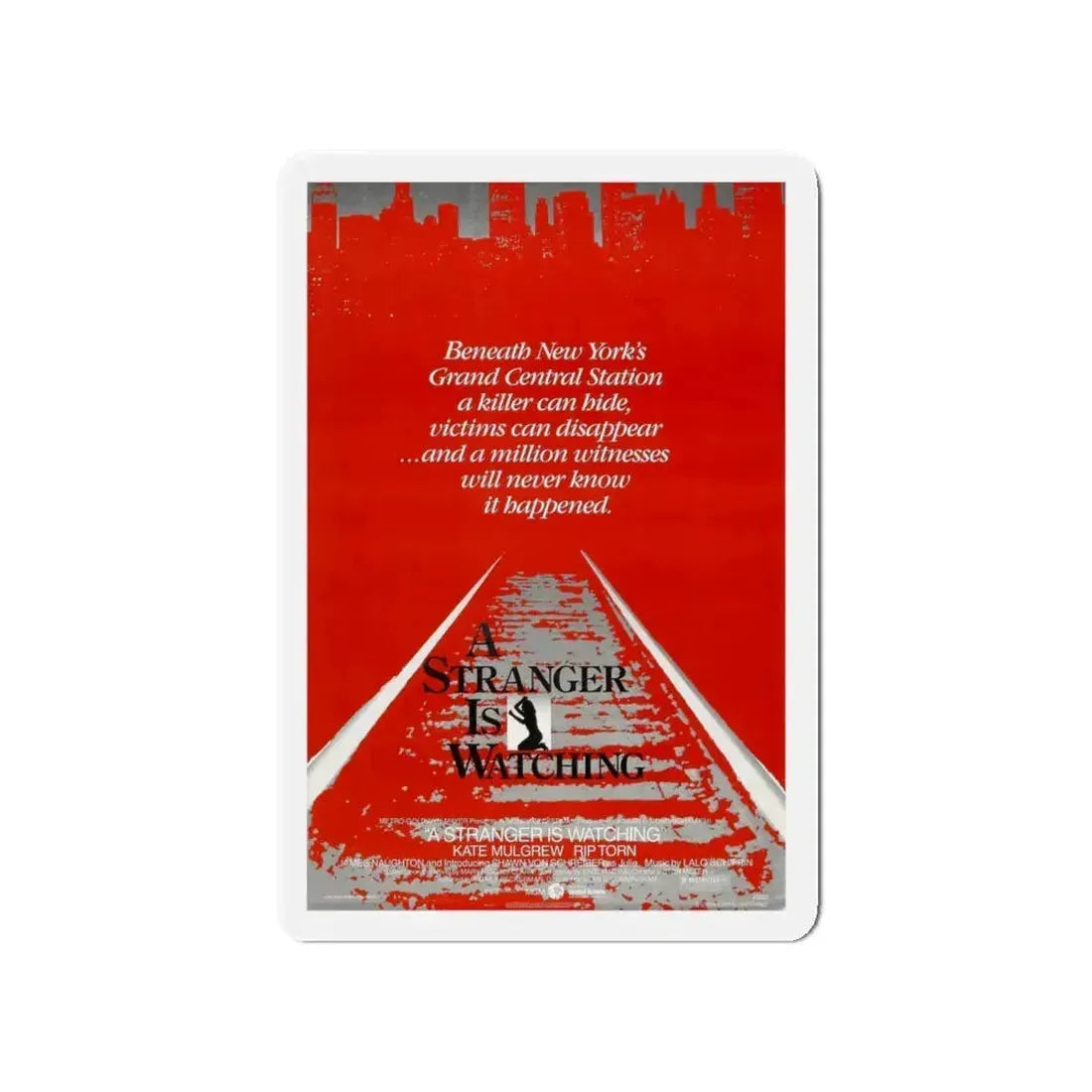 A STRANGER IS WATCHING 1982 Movie Poster - Refrigerator Magnet 4 Inch - The Sticker Space