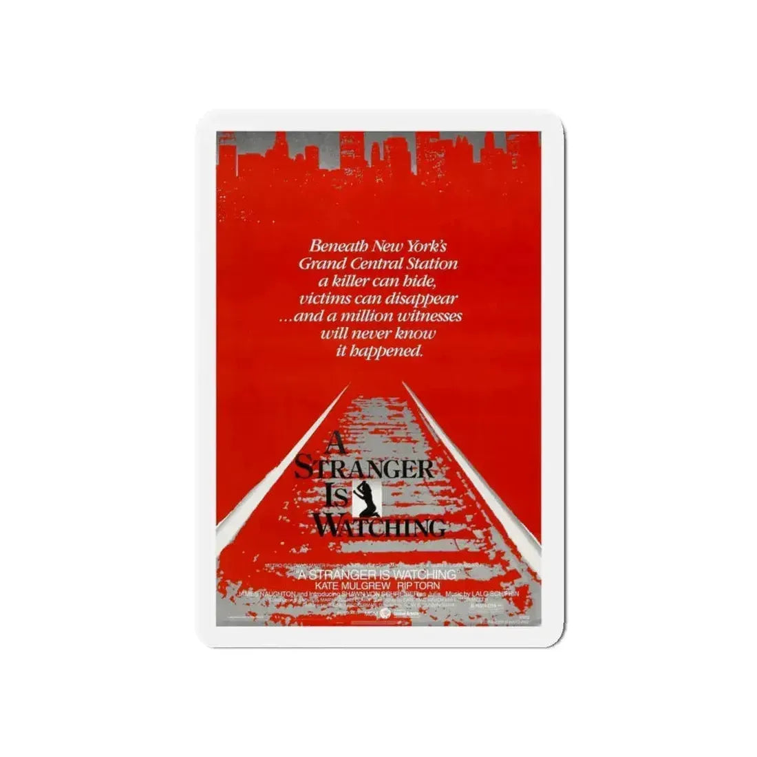 A STRANGER IS WATCHING 1982 Movie Poster - Refrigerator Magnet 5 Inch - The Sticker Space