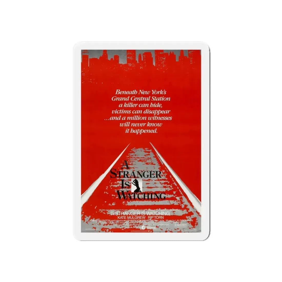 A STRANGER IS WATCHING 1982 Movie Poster - Refrigerator Magnet - The Sticker Space