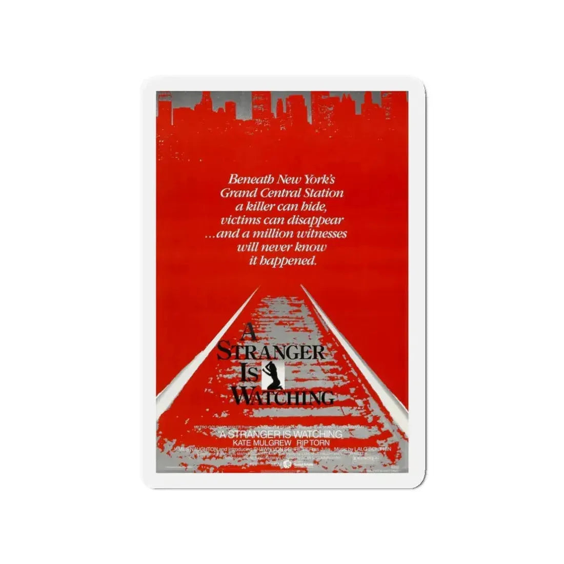 A STRANGER IS WATCHING 1982 Movie Poster - Refrigerator Magnet - The Sticker Space