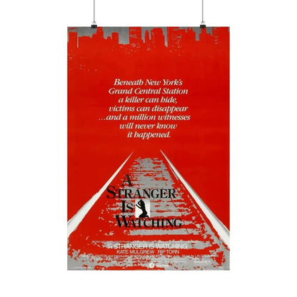 A STRANGER IS WATCHING 1982 - Paper Movie Poster 20″ x 30″ Matte - The Sticker Space