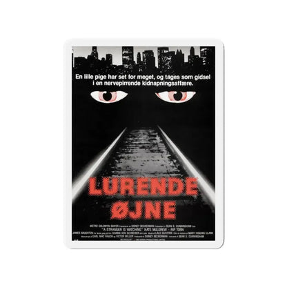 A STRANGER IS WATCHING (DANISH) 1982 Movie Poster - Refrigerator Magnet 3 Inch - The Sticker Space