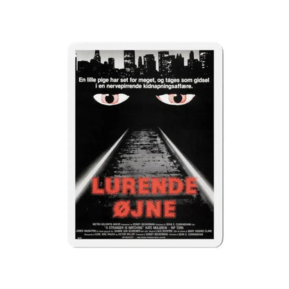 A STRANGER IS WATCHING (DANISH) 1982 Movie Poster - Refrigerator Magnet 5 Inch - The Sticker Space