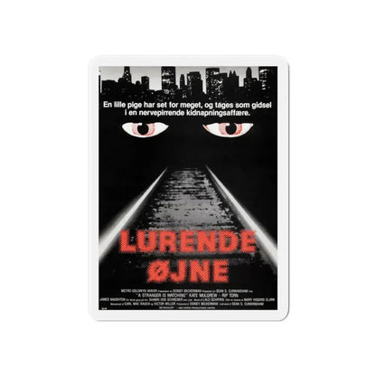 A STRANGER IS WATCHING (DANISH) 1982 Movie Poster - Refrigerator Magnet 6 Inch - The Sticker Space