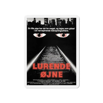 A STRANGER IS WATCHING (DANISH) 1982 Movie Poster - Refrigerator Magnet - The Sticker Space