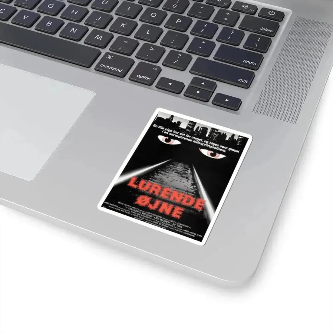 A STRANGER IS WATCHING (DANISH) 1982 Movie Poster - STICKER Vinyl Kiss-Cut Decal - The Sticker Space