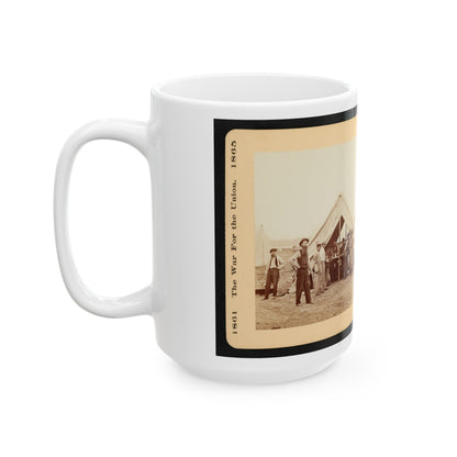 A Sutler's Tent (U.S. Civil War) White Coffee Mug-The Sticker Space