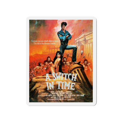 A SWITCH IN TIME (NORMAN'S AWESOME EXPERIENCE) 1988 Movie Poster - Die-Cut Magnet-3" x 3"-The Sticker Space