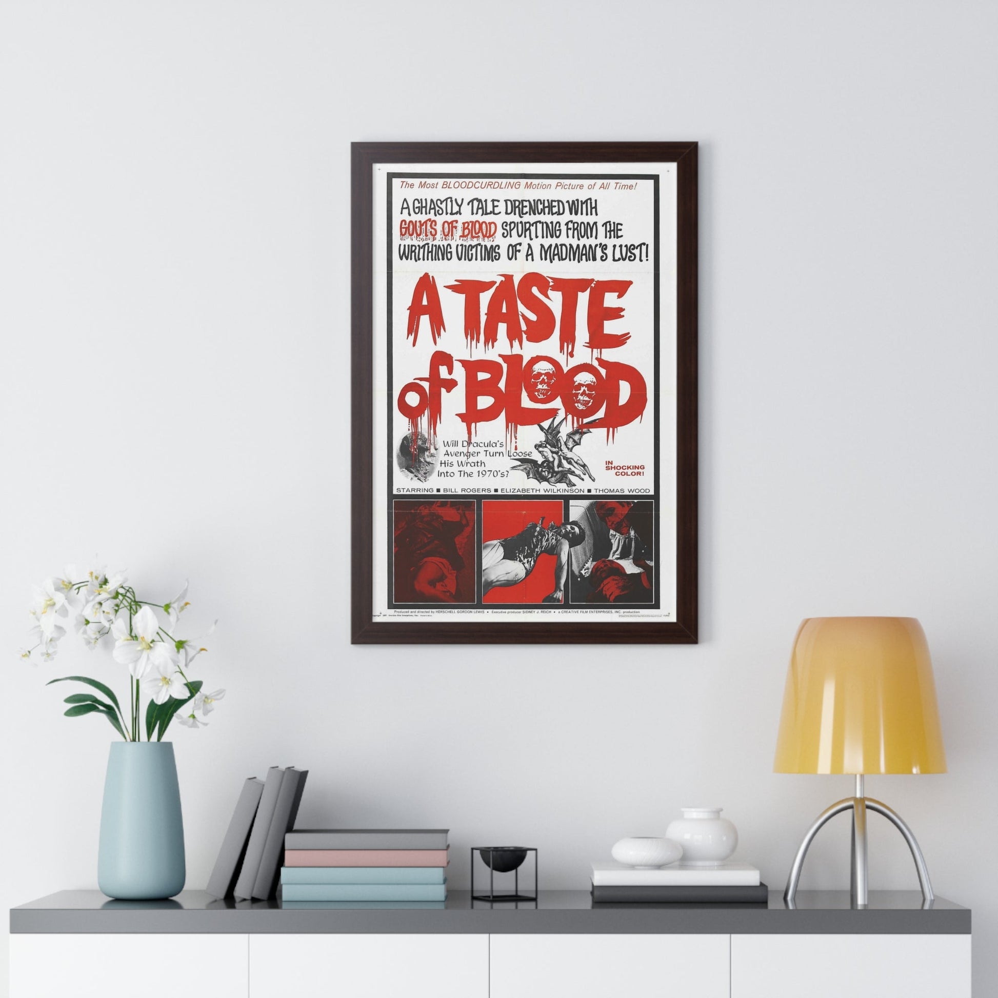 A TASTE OF BLOOD 1967 - Framed Movie Poster-The Sticker Space