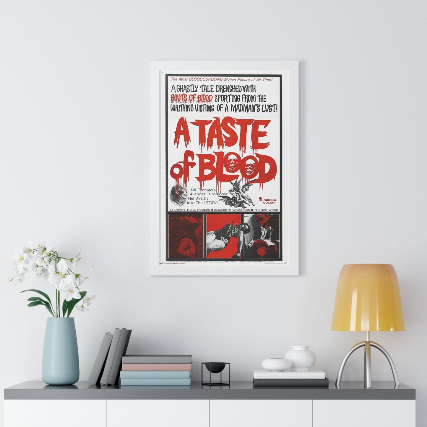 A TASTE OF BLOOD 1967 - Framed Movie Poster-The Sticker Space