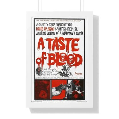 A TASTE OF BLOOD 1967 - Framed Movie Poster - The Sticker Space