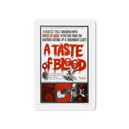 A TASTE OF BLOOD 1967 Movie Poster - Refrigerator Magnet 5 Inch - The Sticker Space