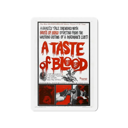 A TASTE OF BLOOD 1967 Movie Poster - Refrigerator Magnet - The Sticker Space
