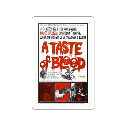 A TASTE OF BLOOD 1967 Movie Poster STICKER Vinyl Die-Cut Decal 5 Inch - The Sticker Space