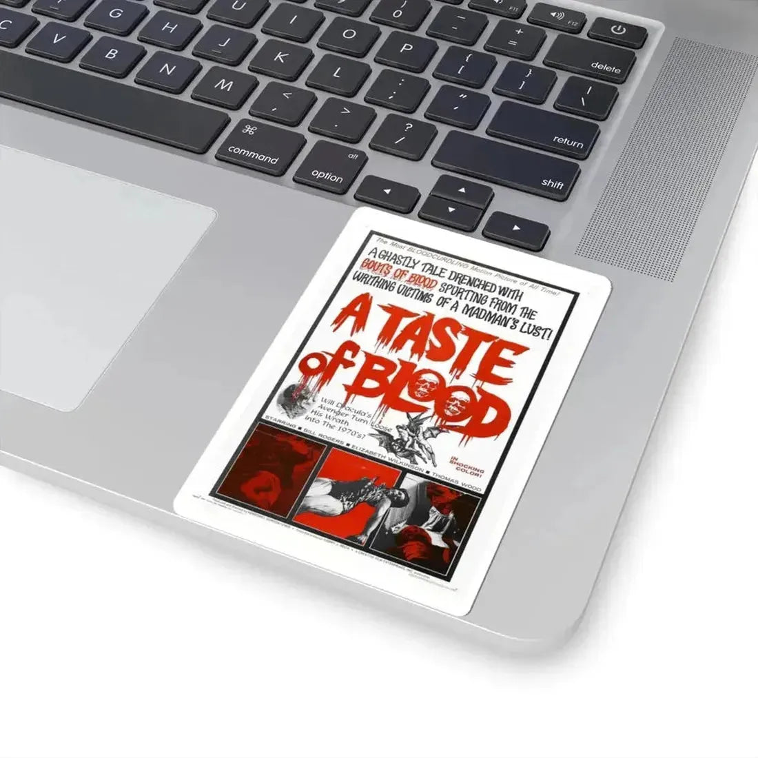 A TASTE OF BLOOD 1967 Movie Poster - STICKER Vinyl Kiss-Cut Decal - The Sticker Space