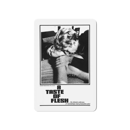 A TASTE OF FLESH 1967 Movie Poster - Die-Cut Magnet-5" x 5"-The Sticker Space