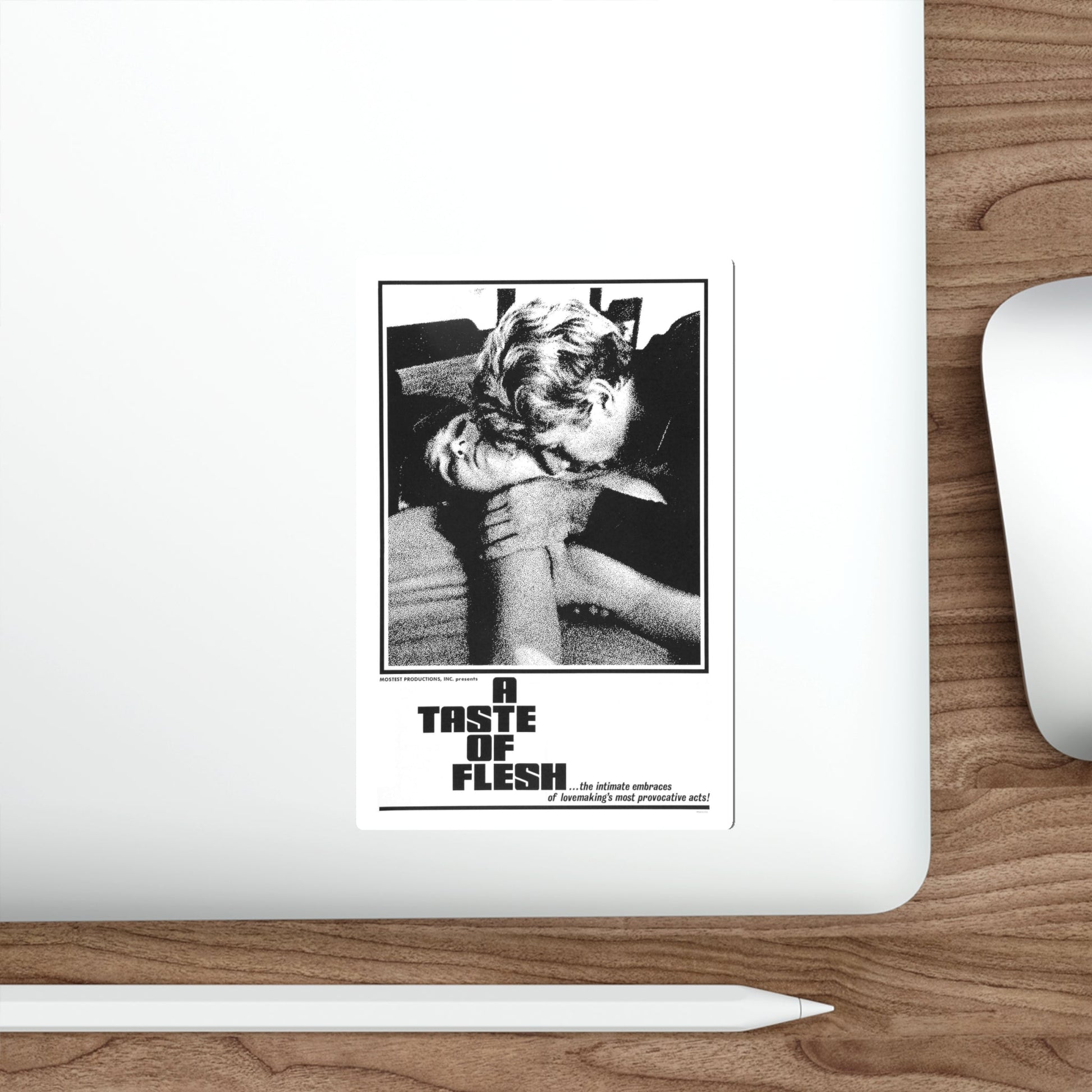 A TASTE OF FLESH 1967 Movie Poster STICKER Vinyl Die-Cut Decal-The Sticker Space