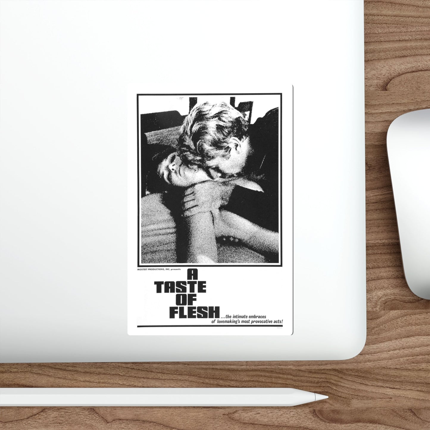 A TASTE OF FLESH 1967 Movie Poster STICKER Vinyl Die-Cut Decal-The Sticker Space