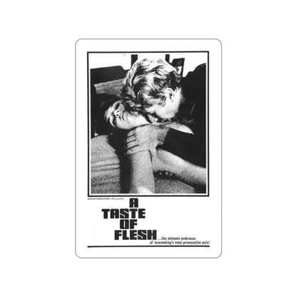 A TASTE OF FLESH 1967 Movie Poster STICKER Vinyl Die-Cut Decal - The Sticker Space